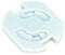 Safety 1st Steckdosen Schutz, Kindersicherung für Babys und Kinder, EU Steckdosenschutz, Drehbare Steckdosensicherung 8er Pack, weiß