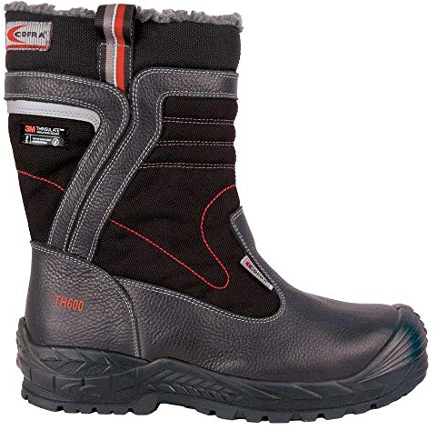 Cofra 13610-000.W43 GINNAR S3 WR CI HRO SRC Sicherheitsstiefel, Schwarz, Größe 43