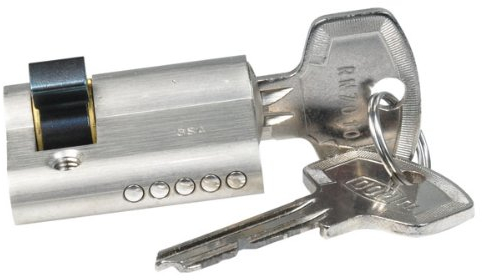 Profilhalbzylinder für Standard- u. EH-Türwächter,gleichschließend inkl. 2 Schlüssel