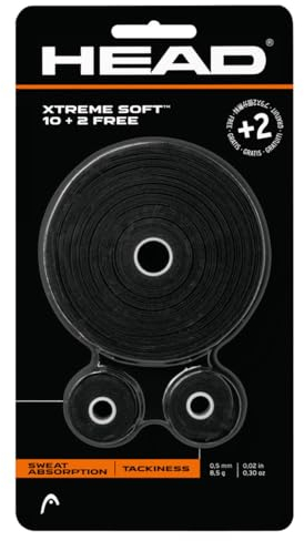 HEAD Unisex-Erwachsene Xtremesoft 10+2 Griffband, schwarz, Einheitsgröße