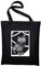 STYLETEX23 Eule von Minerva Jutebeutel Baumwolltasche, schwarz