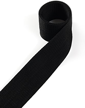 1buy3 Gurtband aus Polypropylen 20mm breit, 12 Meter lang, Farbe:25 - Schwarz | Grundpreis pro Meter = € 0,58