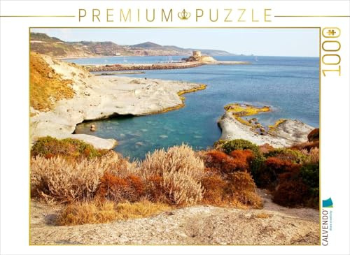 CALVENDO Puzzle Traumhafte Sardische Bucht | 1000 Teile Lege-Größe 64 x 48 cm Foto-Puzzle für glückliche Stunden