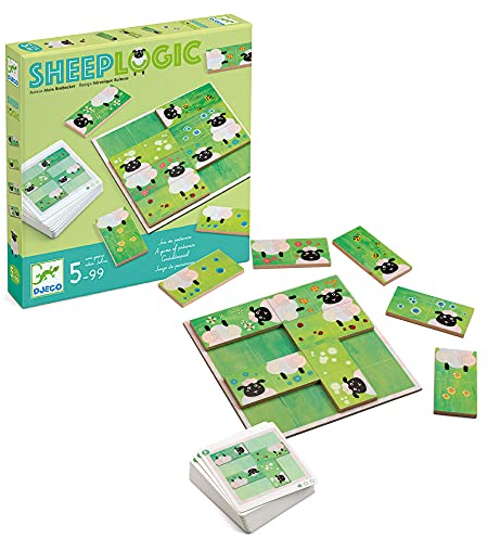 DJECO DJ08473, Sheep Logic Aktionsspiele und Reflexionen, bunt