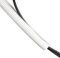 D-Line Kabelschlauch, Flexibler Drahtschutzschlauch, geteilter elektrischer Leitungsschlauch, Kunststoff-PC-Kabelmanagementschlauch, Kabelmantel, TV-Webstuhl, 3,2 cm Durchmesser, 109,2 cm Länge, Weiß