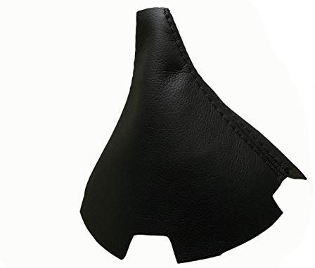 JPstraps - Schaltsack Schaltmanschette Kompatibel für T5 Multivan - Transporter - Caravelle (2003-2010) 100% Echtes Leder Schwarze Farbe