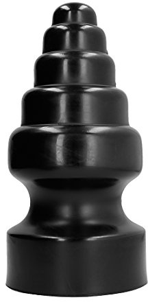 All Black Mega-Langer Analdildo/Analplug - 27 cm Länge - Schwarz