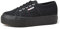 Superga Women's 2790 acotw Linea Up and Down Sneaker, Black (996), 3.5 UK