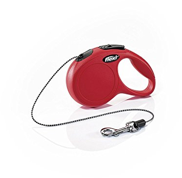 flexi® CAT Seil 3 m rot, Roll-Leine für Katzen bis 8 kg