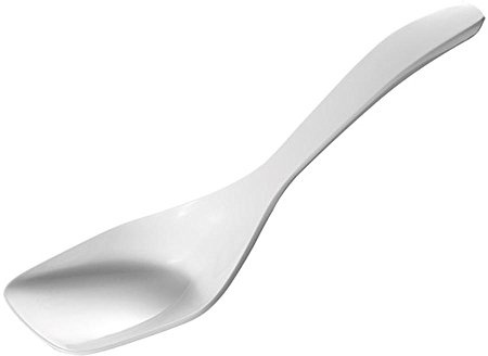 APS 84020 Servierlöffel PROFI, 7 x 6,5 cm, Länge 26,5 cm, Melamin, weiß