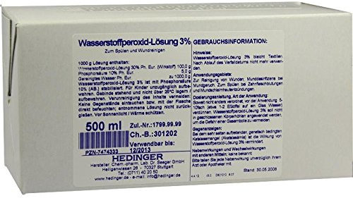 WASSERSTOFFPEROXID-Lösung 3% Standardzulassung 500 ml