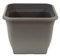 greemotion Pflanzkübel Pia Anthrazit-Grau - Blumentopf 23x23cm - 7L Blumenkübel Eckig - Übertopf UV-beständiger Kunststoff - Pflanztopf frostsicher - Pflanzgefäß mit Bodenlöchern - Pflanzen-Zubehör