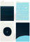 corpus delicti 4er Set Trauerkarten mit Umschlag, moderne Beileidskarten, hochwertige Kondolenzkarten Blau - stilvolle Anteilnahme (71.6 BLAU)