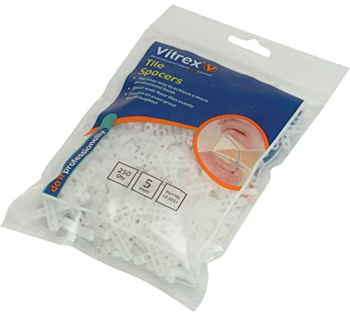 Vitrex 10 2051 Floor Tile Spacers 5.00mm (Pack of 250)