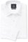 THE SAVILE ROW COMPANY LONDON Men's Classic Fit Cotton Poplin Single Cuff Formal Shirt - White - 17 Collar