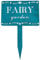 This cute wooden sign reads 'Fairy Garder'. Make your garden your own with this lovely garden plaque. The sign measures 15.5 x 10 cm Painted wood