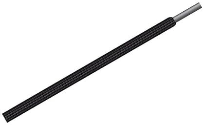 Elementerre Twist – Schnürsenkel Rohrgriff für die Schuhe, Farbe schwarz, Größe 90, Twist, Negro/Gris