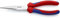 KNIPEX Flachrundzange mit Schneide (Storchschnabelzange) mit Comfort-Griffen verchromt 200 mm, 26 15 200