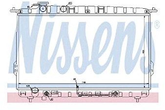 Nissens67027Kühler, Motorkühlung