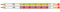 EBERHARD FABER 511800 Bleistift 1 x 1, mit Radierer