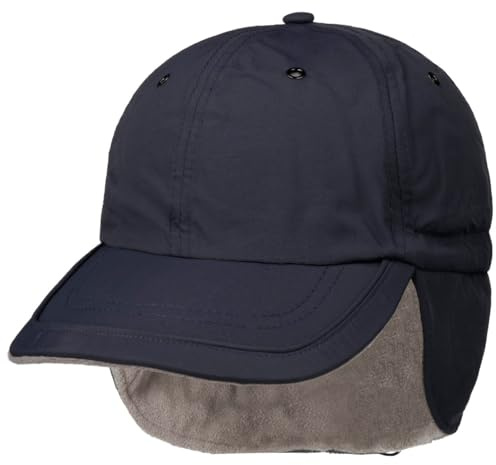 Atlantis Techno Flap Cap, One Size, Navy