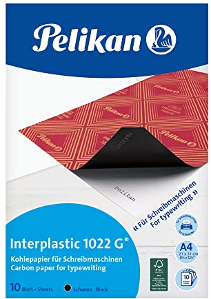Pelikan Kohlepapier Interplastic 1022G, DIN A4, 10 Blatt, 1 Set