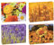 TSI Geschenktüten BLUMEN-MIX, 12er Packung, Größe: Shopper (HxBxT 29 x 38 x 10 cm), Art. Nr. 84413