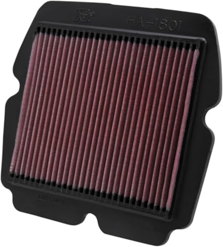 K&N Engine Air Filter: High Performance, Premium, Powersport Air Filter: Fits 2001-2017 HONDA (GL1800, Gold Wing, F6B Deluxe, AC, ACN XM, ABS, Airbag, F6B, Valkyrie, ABS, Gold Wing PA) HA-1801
