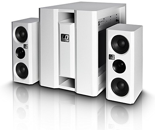 LD Systems Dave 8 XS set di altoparlanti 2.1 canali 350 W Bianco