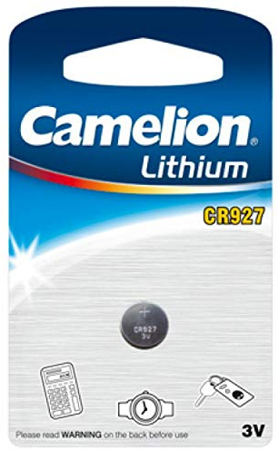 LITHIUM KNOPFZELLE Camelion CR927 1 Pack, 3,0 V, Lithium