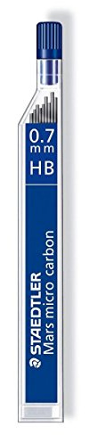STAEDTLER 250 07-HB - Mars Micro Lead 0.7mm HB Pack 12