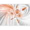 Papier peint murando panoramique nature 400x280 cm - Revêtement mural décoration salon - Design moderne - Abstraction lueur fleurs lys nature moderne orange plantes tourbillon b-A-0317-a-c