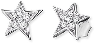 Engelsrufer Damen-Ohrstecker 925 Silber rhodiniert Zirkonia weiß - ERE-LILSTAR-ZI-ST