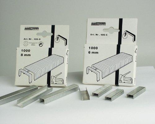 Brueder Mannesmann Werkzeuge M 487-10 Tacker-Klammern