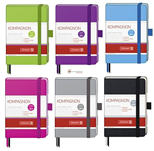 5X BRUNNEN Notizbuch A6 kar Kompagnon
