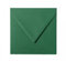 Paper24 50 quadratische Briefumschläge 125 x 125 mm, 12,5x12,5 cm, 120 g/m² mit Dreieckslasche Farbe: 13 Dunkelgrün