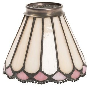 Lampenschirm Glas Ersatz-Tiffany-Lampen und Leuchter aus Eisen und Messing