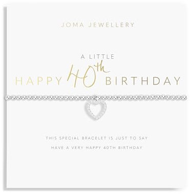 Joma Jewellery ein kleines 40. Geburtstag Armband.
