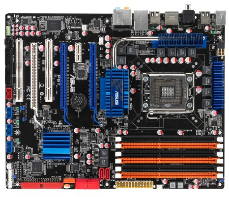 Asus P6T ATX Mainboard (Sockel 1366, kein on Board VGA, QPI MHz FSB)