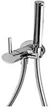 Tres Grifería 134123 – Handbrauchse für Bidet und WC, Mischbatterie, Einbau rechts oder links, variablel. Messing-Handdusche, Schlauch-Clip, Begrenzung 5 l/m. Tropfsicher und flexibel
