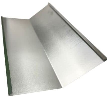 Kehlblech 2 m lang Aluminium Natur 0,8 mm (mittel-Zuschitt 40 cm)