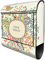 banjado® Design Briefkasten personalisiert WT Frühling 38,5x46,5x13cm & 2 Schlüssel - Briefkasten Stahl schwarz Zeitungsfach pulverbeschichtet - Postkasten A4 Einwurf inkl. Montagematerial