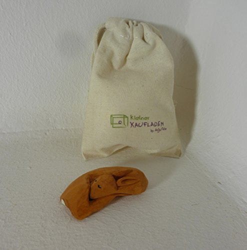 Reh schlafend Lotte Sievers-Hahn 1,7 cm mit Baumwollbeutel Krippenfigur