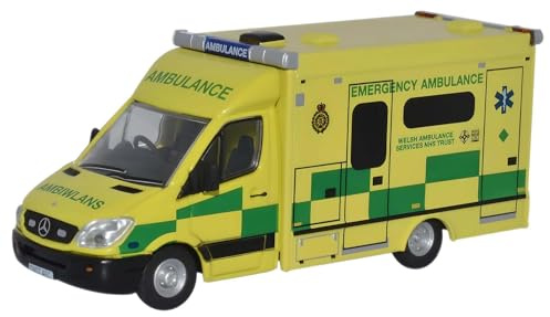 Oxford Diecast 1:76 Welsh Ambulance Collectable model 76MA001