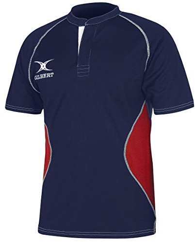 Gilbert Kids XactV2 Shirt Navy/red 11-12 Years