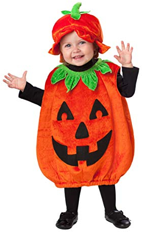 Amscan - Babykostüm kleiner Kürbis mit Hut, Halloween, Mottoparty, Karneval