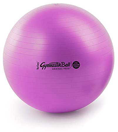 PEZZI MAXAFE Gymnastikball Pezziball Therapieball 75 cm Fitness Ball Violet