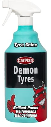 CarPlan Demon Tires Brillance instantanée des pneus, Aspect mouillé, 1 Litre