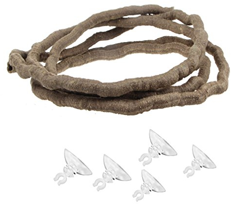 Emours Small Animal Bend-A-Branch Jungle Vine Pet Habitat Decor with Sunction Cups by Emours