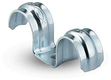 Fischer Gaffetta per tubi e cavi, graffette BSMZ 24 mm doppia gaffetta, 50 pezzi per confezione,79536